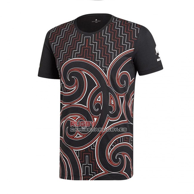 Camiseta Nueva Zelandia All Blacks Maori Rugby 2019 Brown